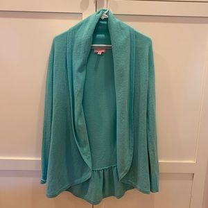 Lilly Pulitzer cashmere blue cardigan